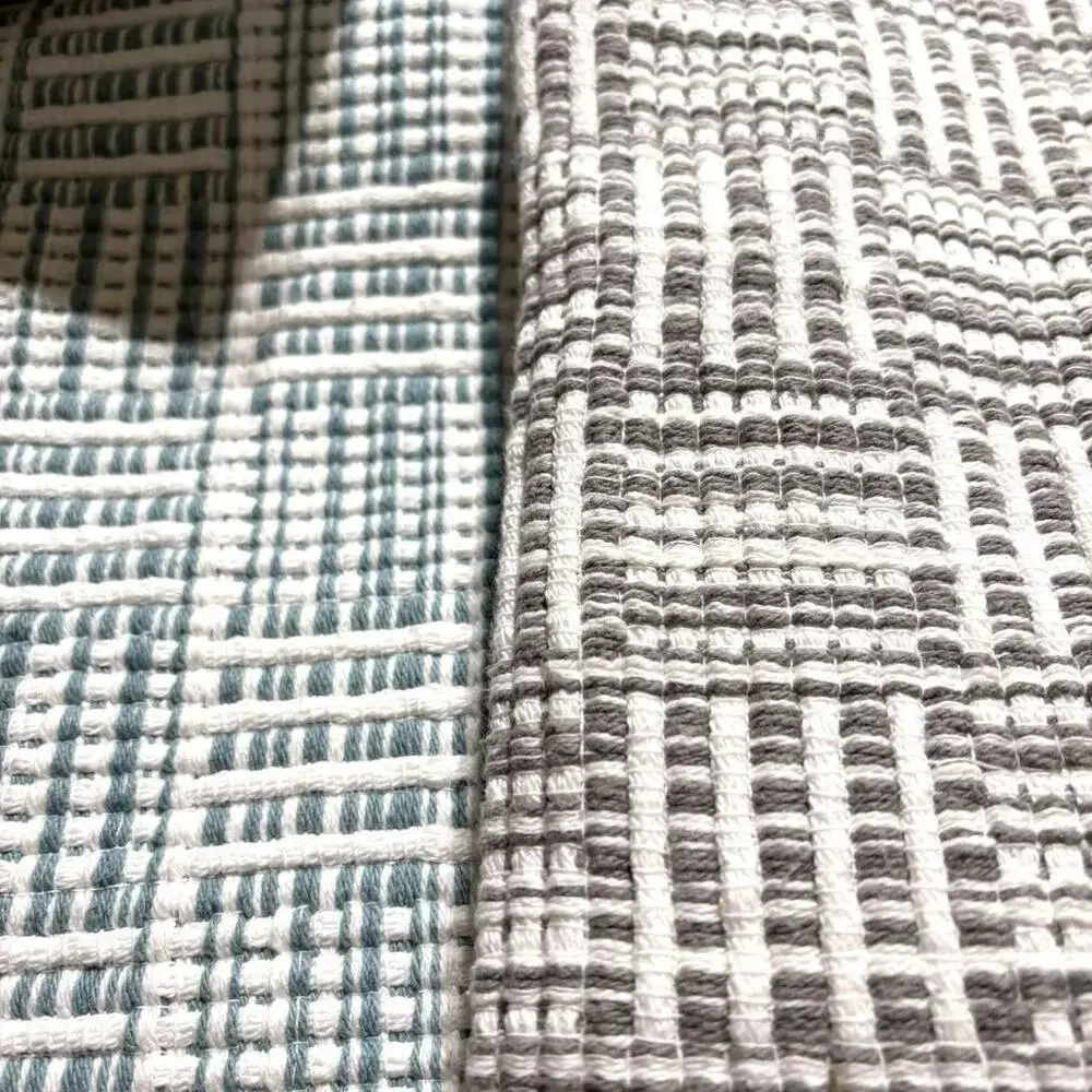 4-Piece Threshold Sage & White Rugs Set- Soft Bathmats 17 x 24 Brand NEW 2 PACK